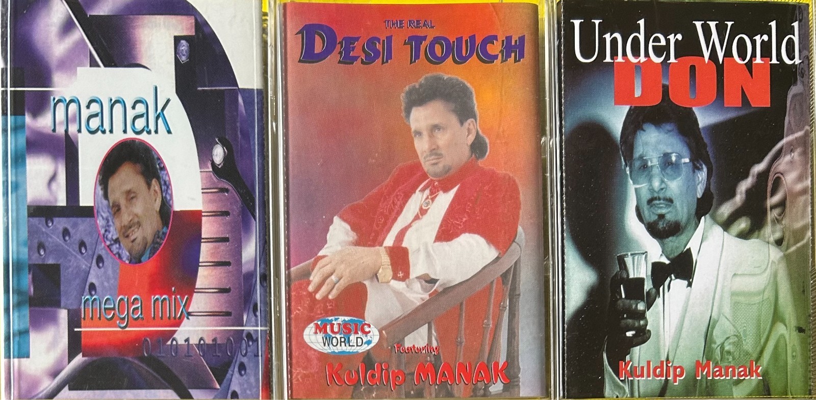 3 KULDIP MANAK Cassettes Lot * PUNJABI NOT BOLLYWOOD * NOT CD *