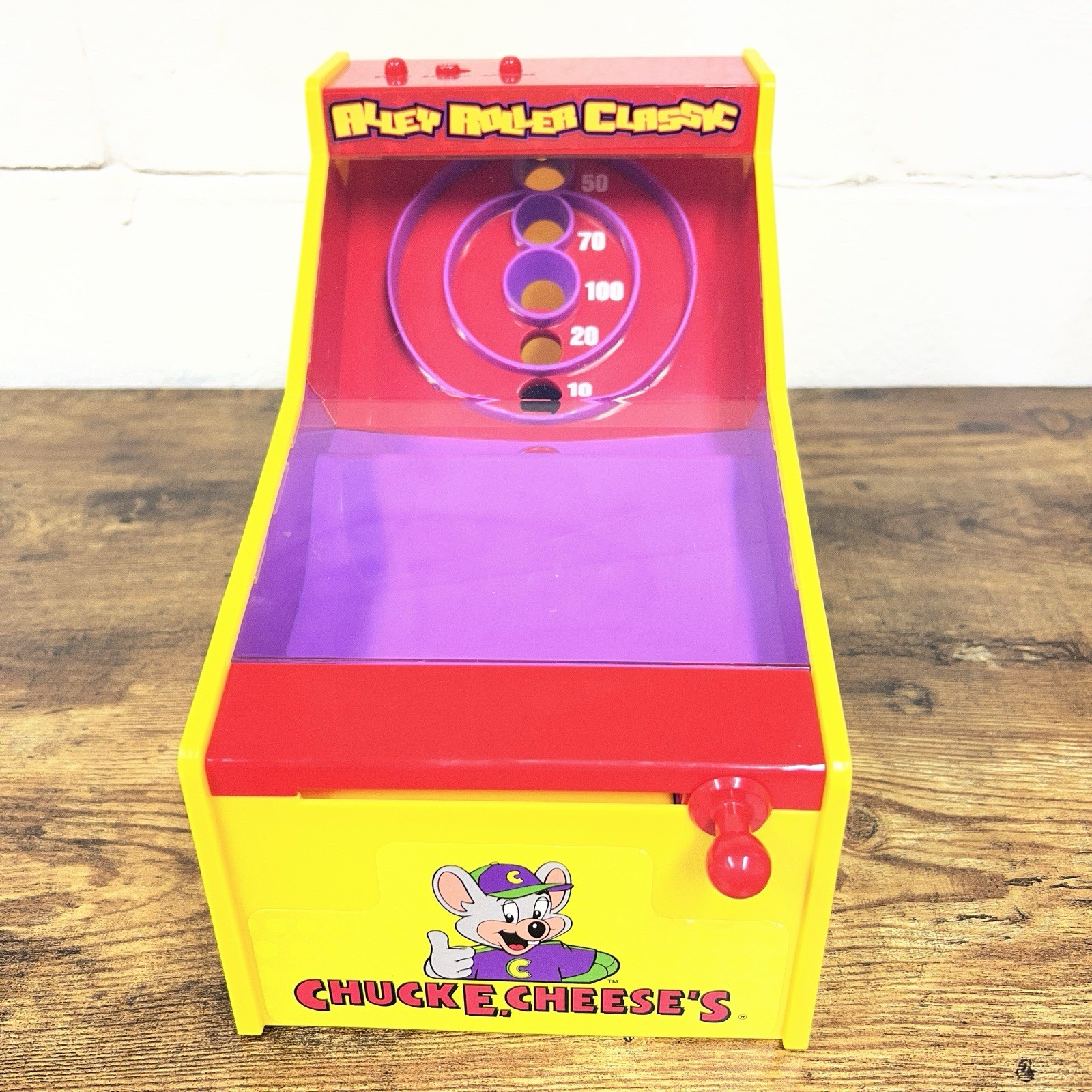Chuck E. Cheese Skee Ball Alley Roller Classic Tabletop Game Tested