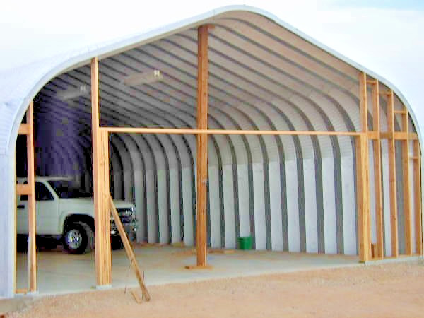 20x30 Engineered Steel Building Metal DuroSPAN Clear-Span Arch Kit Open DIY Ends