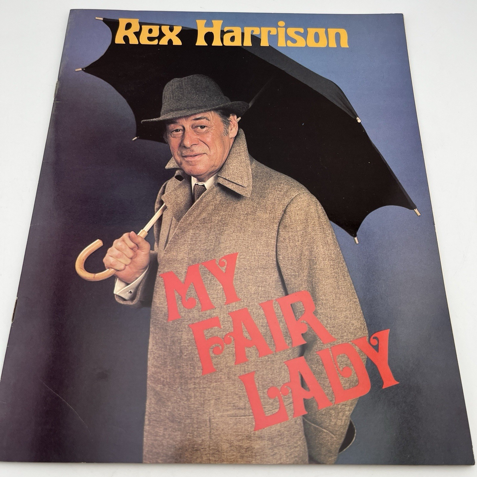 1980 Rex Harrison May Fair Lady Theatre Brochure Broadway Revival Cheryl Kennedy