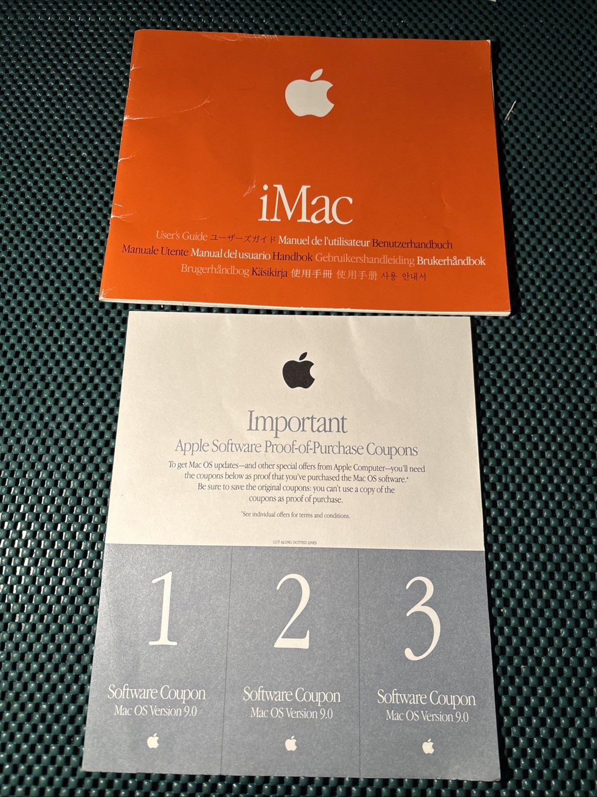 Vtg Apple Computers🍏 iMac User Guide 1999 W/ Mac OS Software Insert