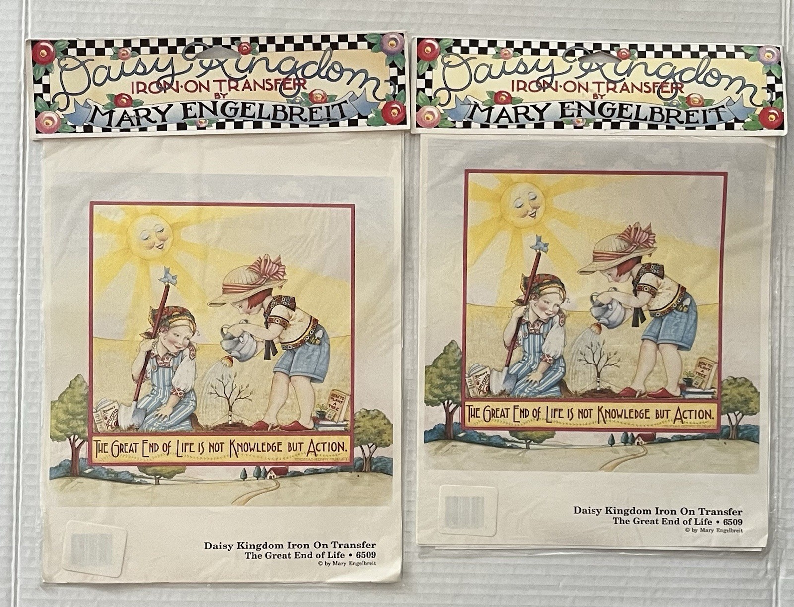 Mary Engelbreit Daisy Kingdom 2 Iron On Transfers Great End Of Life 6509