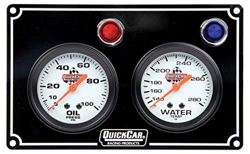 QuickCar Racing Products 61-6701 2 Gauge Panel 
