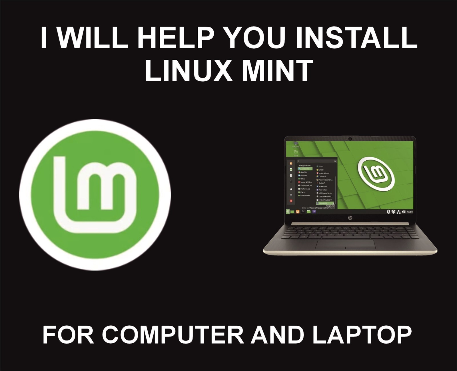 I will Help you Install Linux Mint, On Computer or Laptop