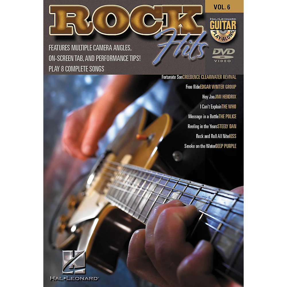 Hal Leonard Rock Hits Guitar Play-Along Series DVD Tab