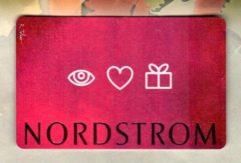 NORDSTROM - I Love Nordstrom ( 2014 ) Gift Card ( $0 )