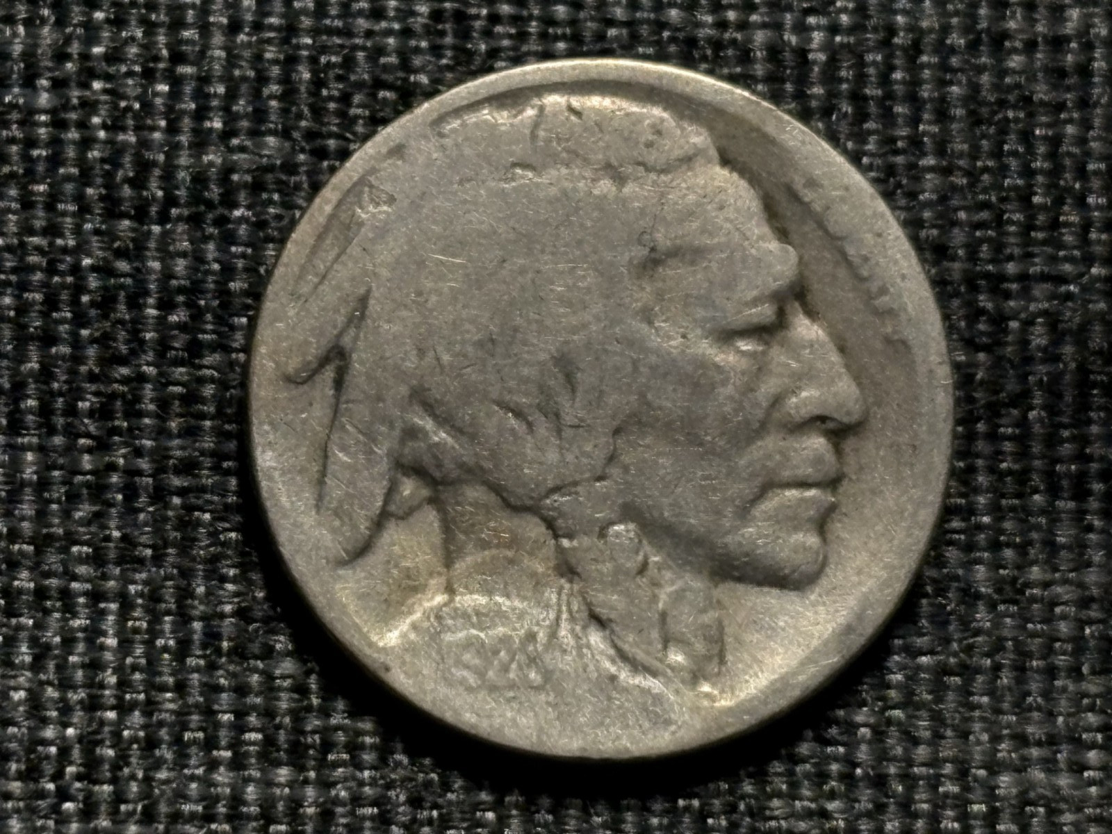 1928-D Buffalo Nickel - Restored Condition