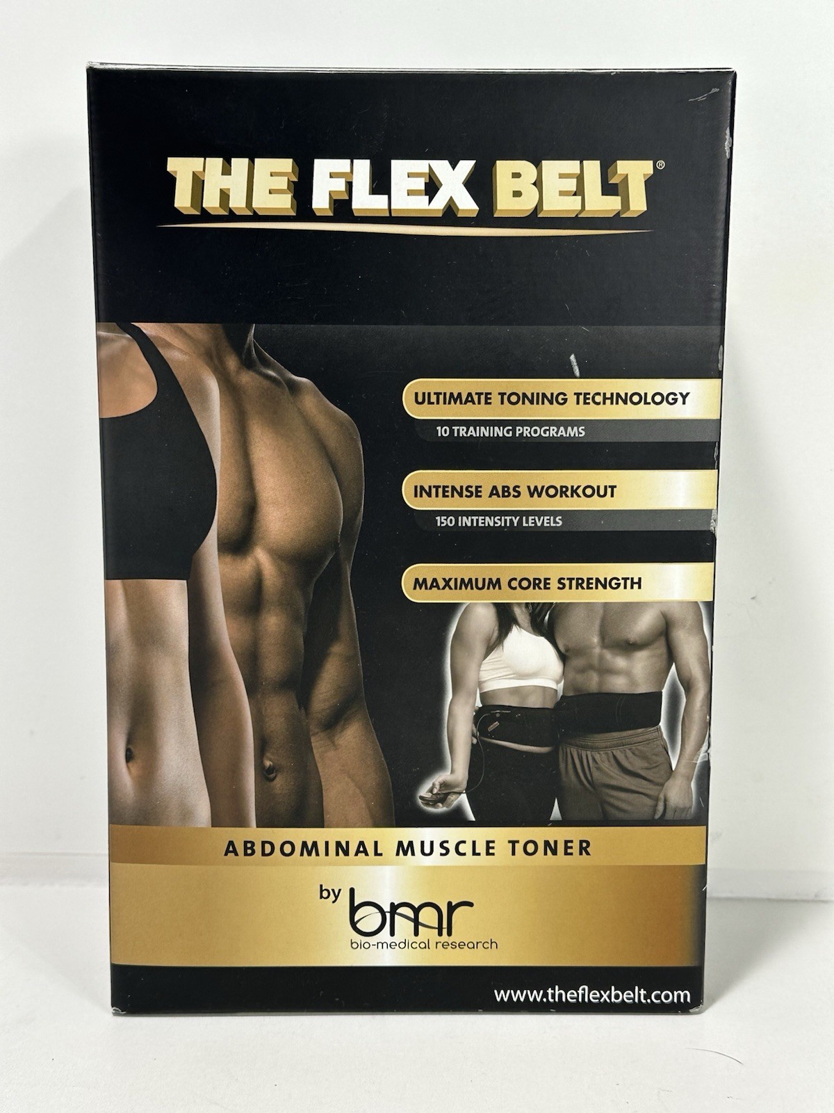 The Flex Belt BMR Abdominal Muscle Toner 10 Program - New Open Box