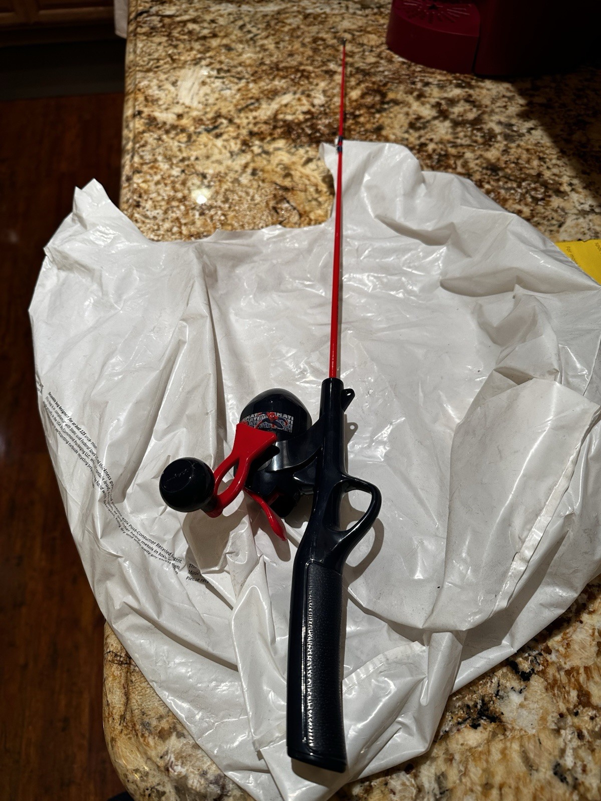 Shakespeare Marvel Spider-Man Kids Fishing Rod Sandbox Toy Set Ages 3-7