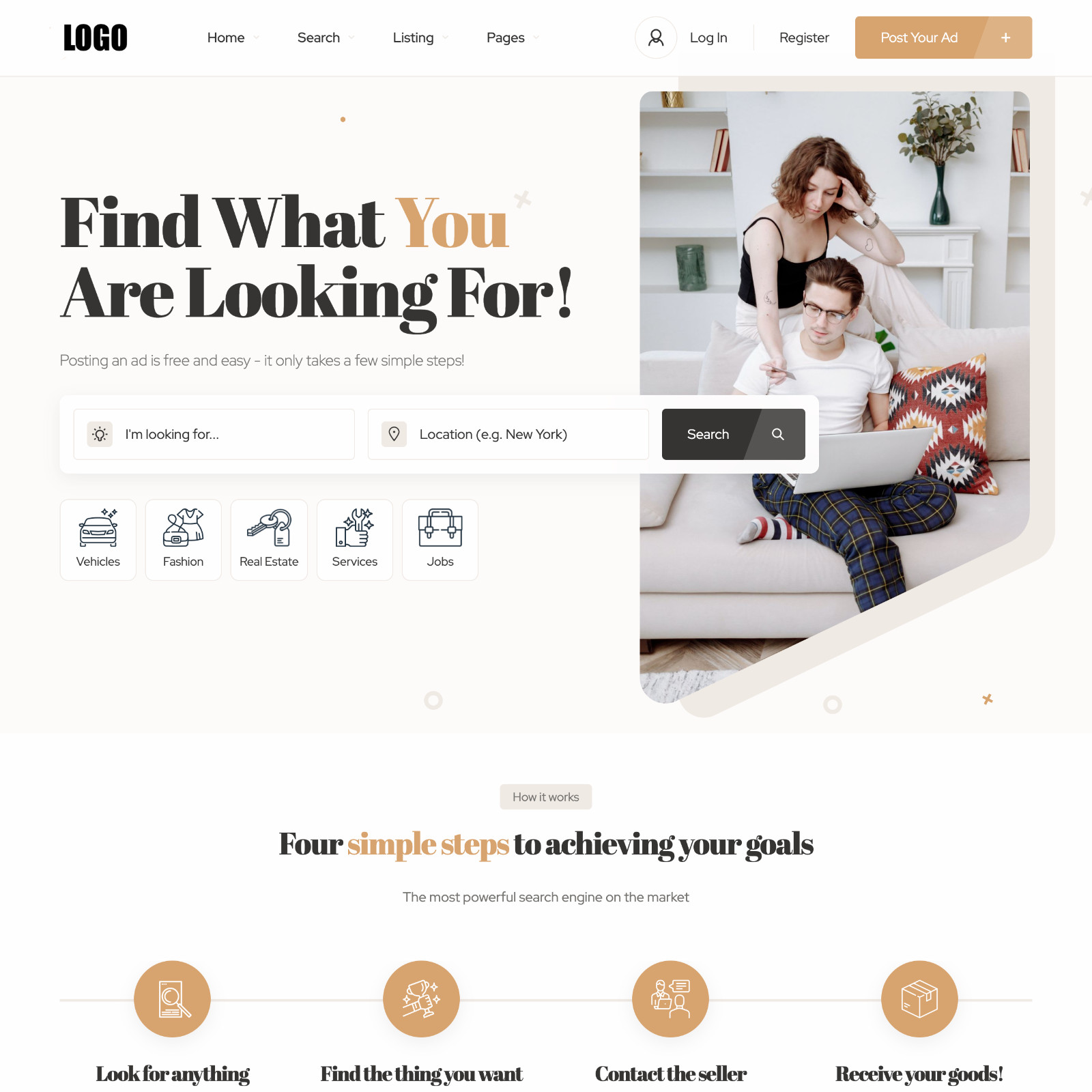 🔥 Advertisement Listings Website Design for Sale with Free VPS Web Hosting