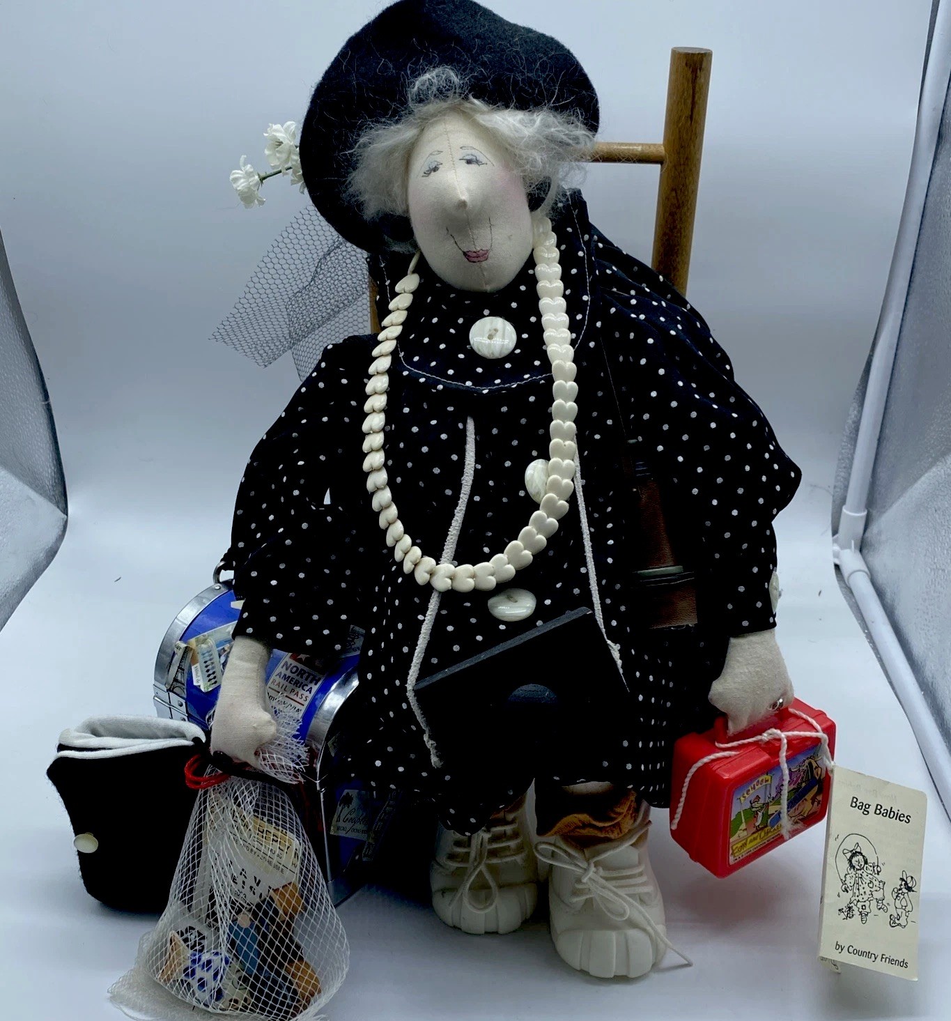 Handmade Bag Babies Country Friends “Peggy Jeanne” Born To See The  Stuffed Doll