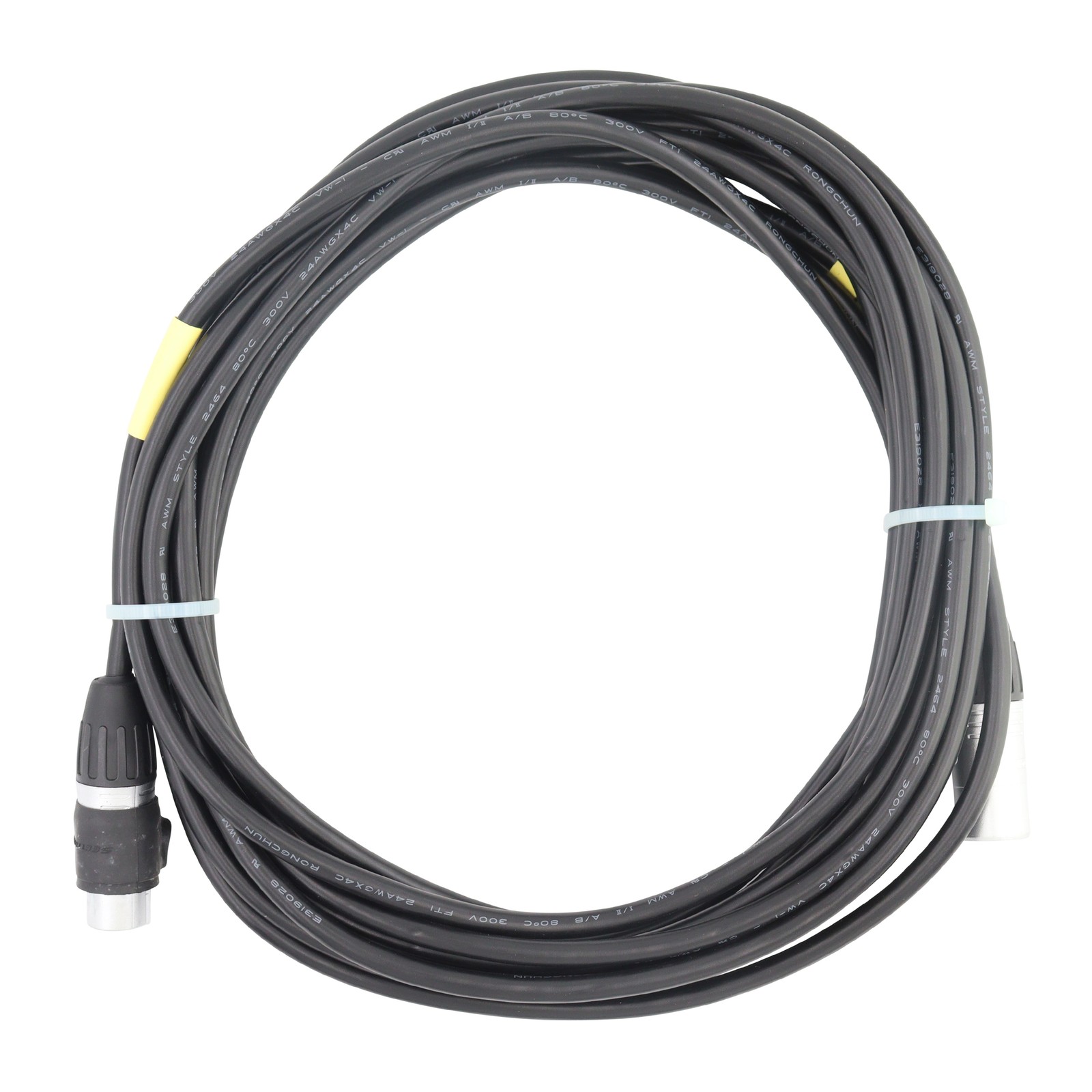 CHAUVET IPDMX5P25FT IP DMX EXTENSION CABLE, 5-PIN IP, MALE TO FEMALE, 25-FEET