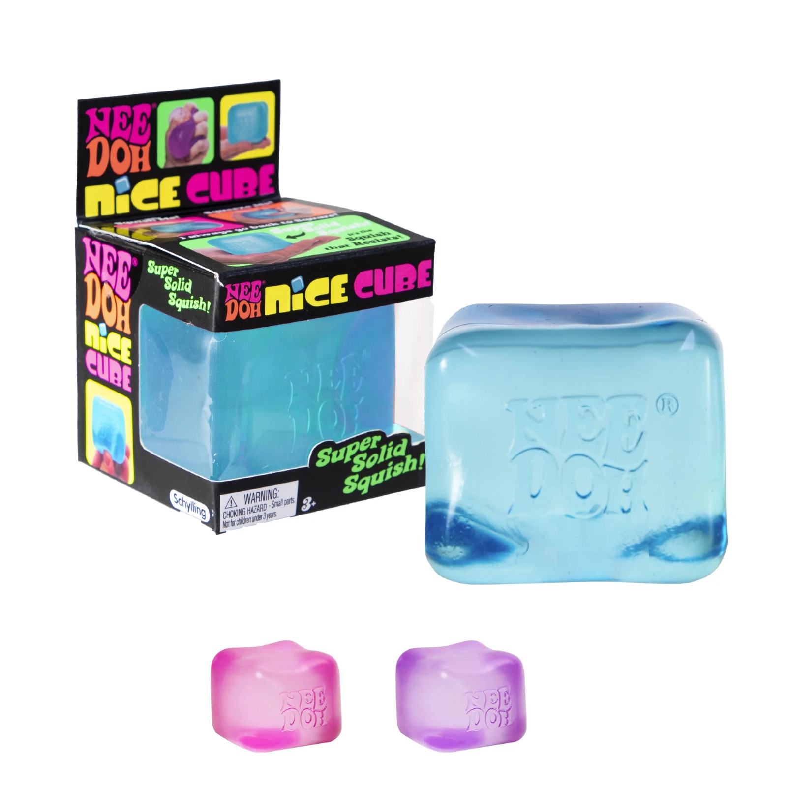 Needoh Nice Cube Sensory Fidget Cube Stress Relief Anxiety Sensory Tool