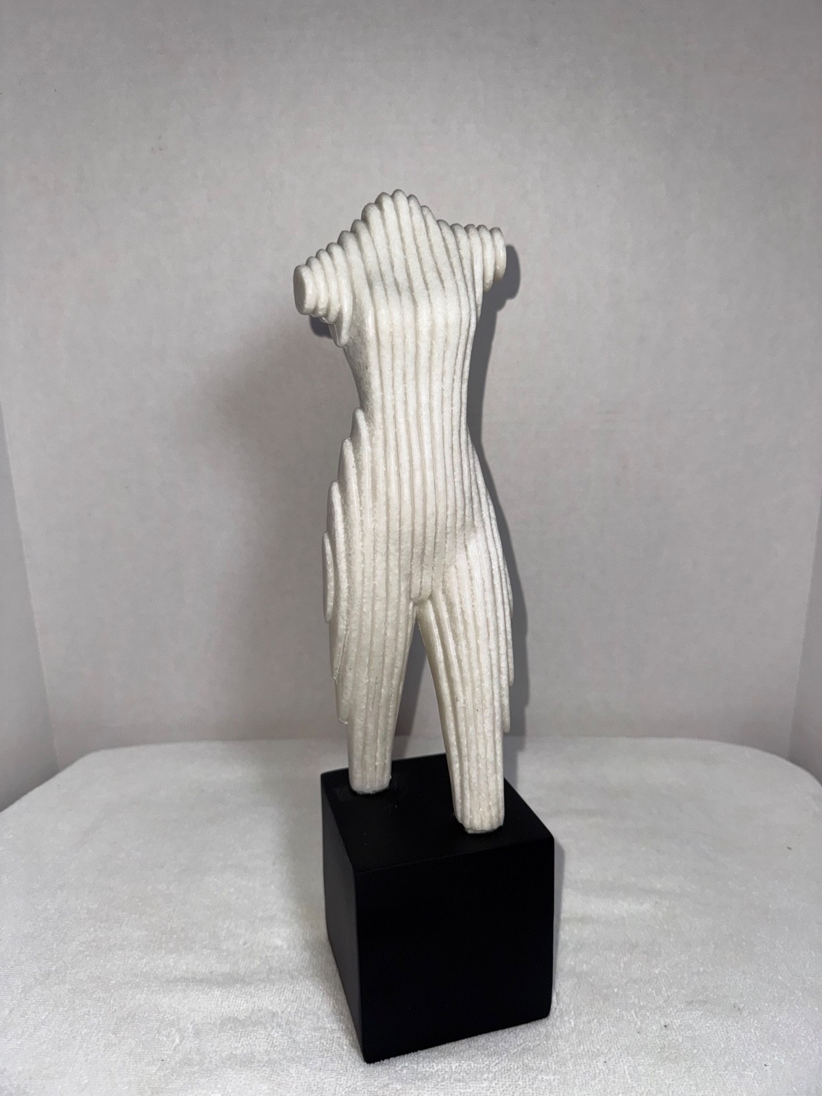 Abstract Art Human Figure Female Bust Sculpture Minimalist Geometric Decor