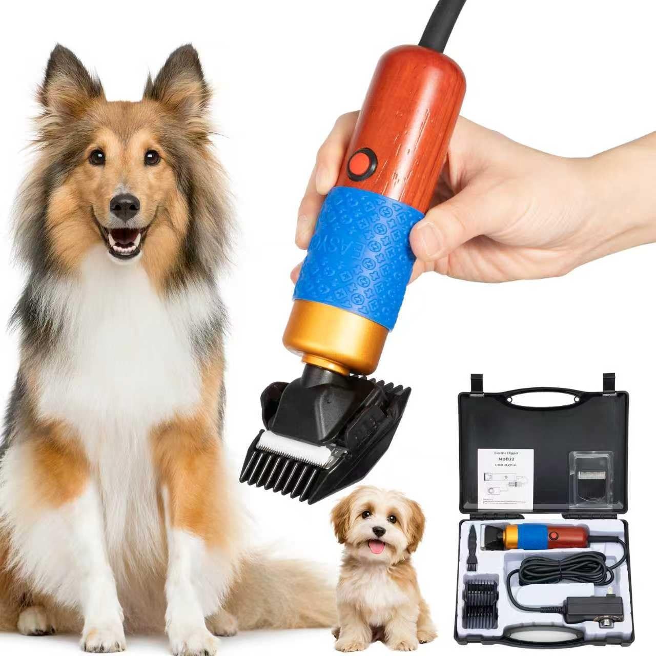 Best 200W Electric Sheep Shears Professional Animal Clippers with 2 Blades 10ft