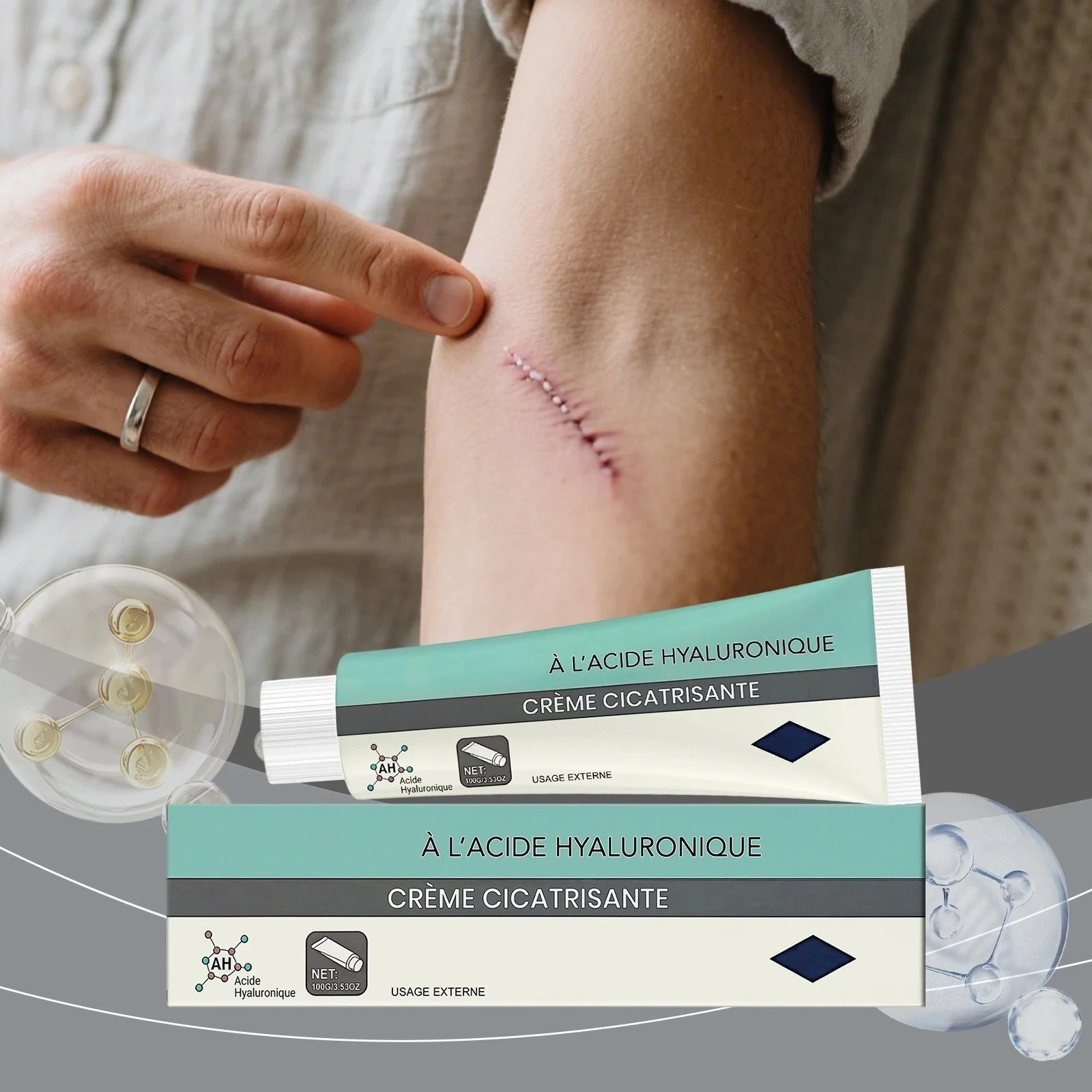 Hyaluronic Acid Cream Long-lasting Hydration, Daily Soothing Cream Face Care