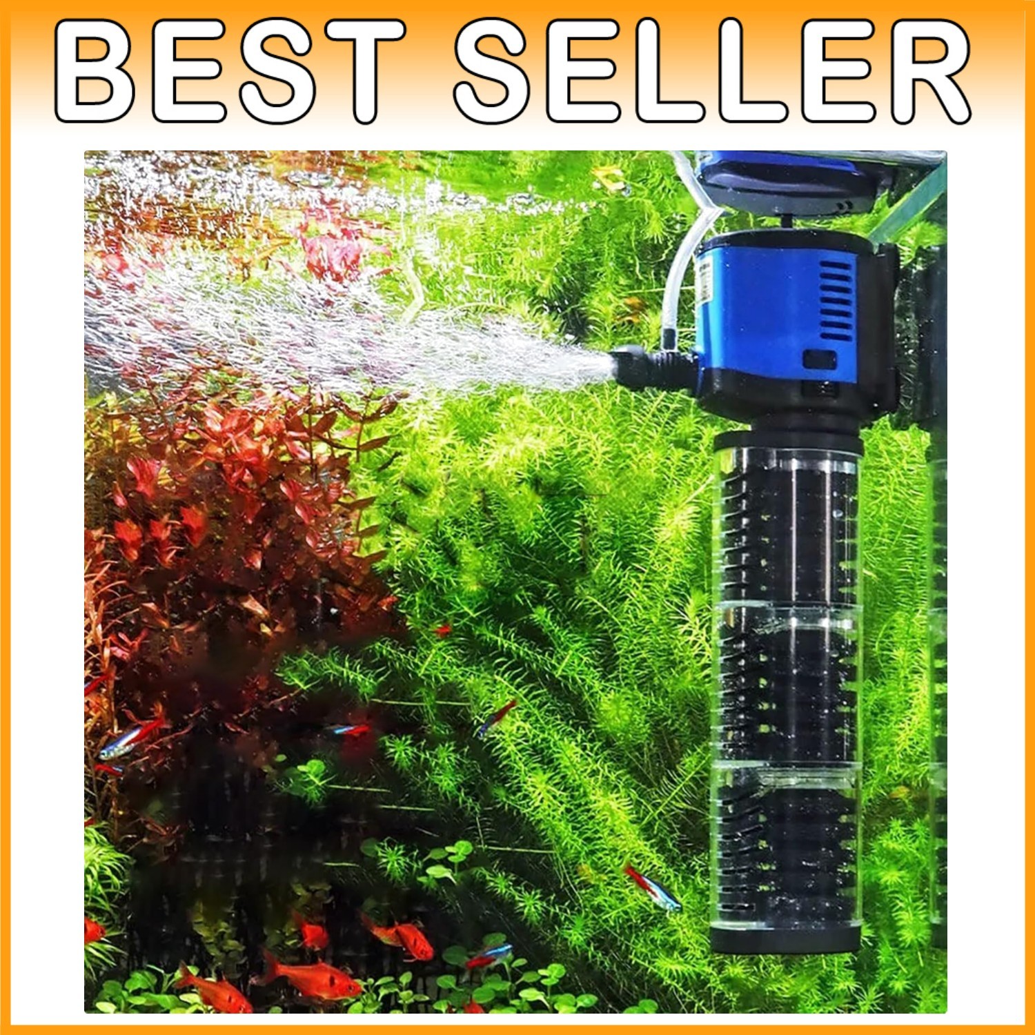 Powerful 400GPH Fish Tank Filter for Large Aquarium
