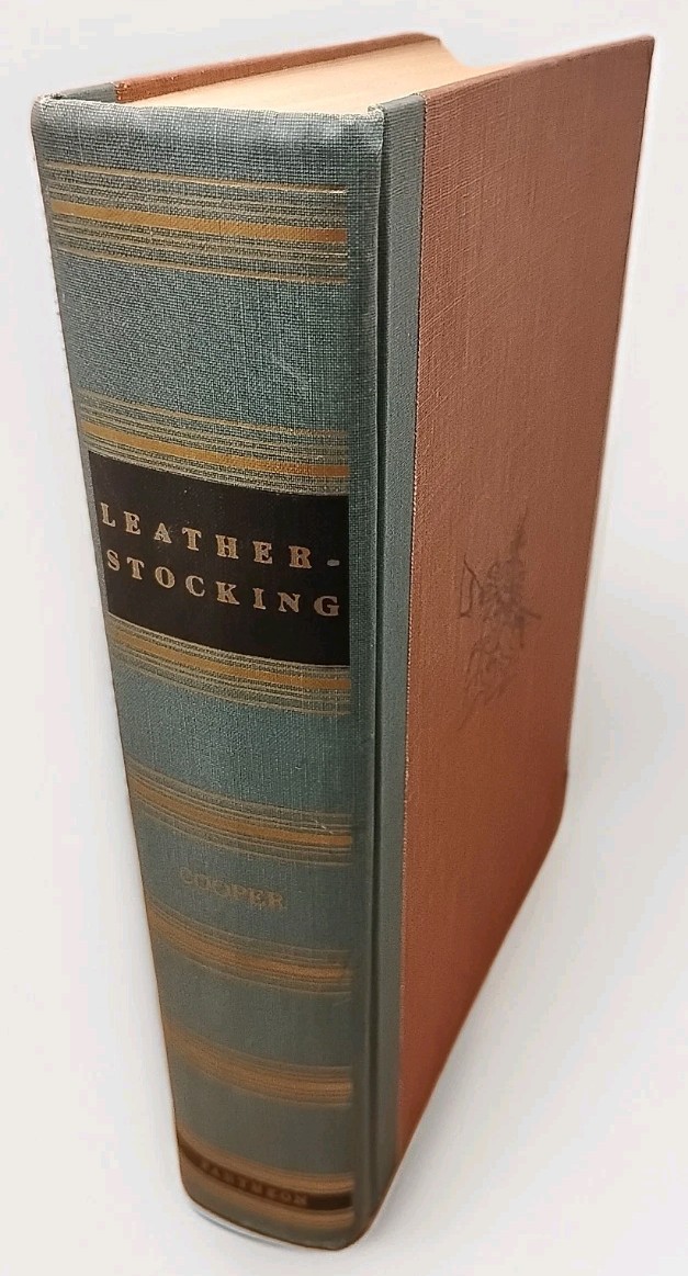 James Fenimore Cooper - The Leatherstocking Saga - 1954 - Vtg Pantheon Hardcover