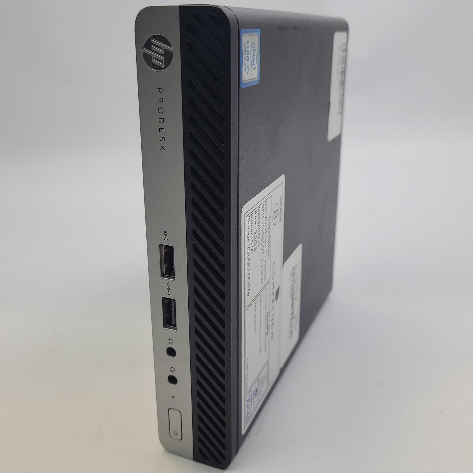 HP ProDesk 400 G5 Windows 11 Home i5-9500T 32GB RAM 256GB NVMe | Grade B