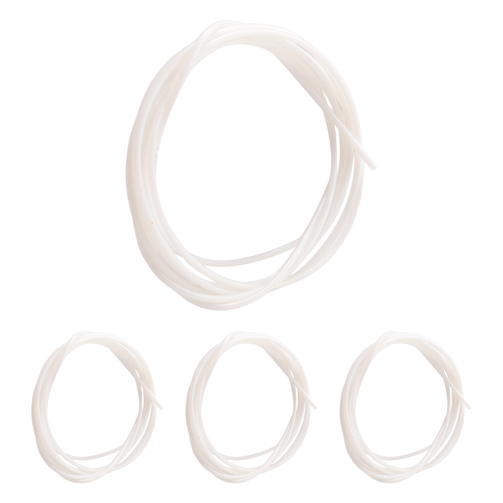 4pcs/set White  Nylon Ukulele Strings Replacement Part for 21 inch 23 inch3989