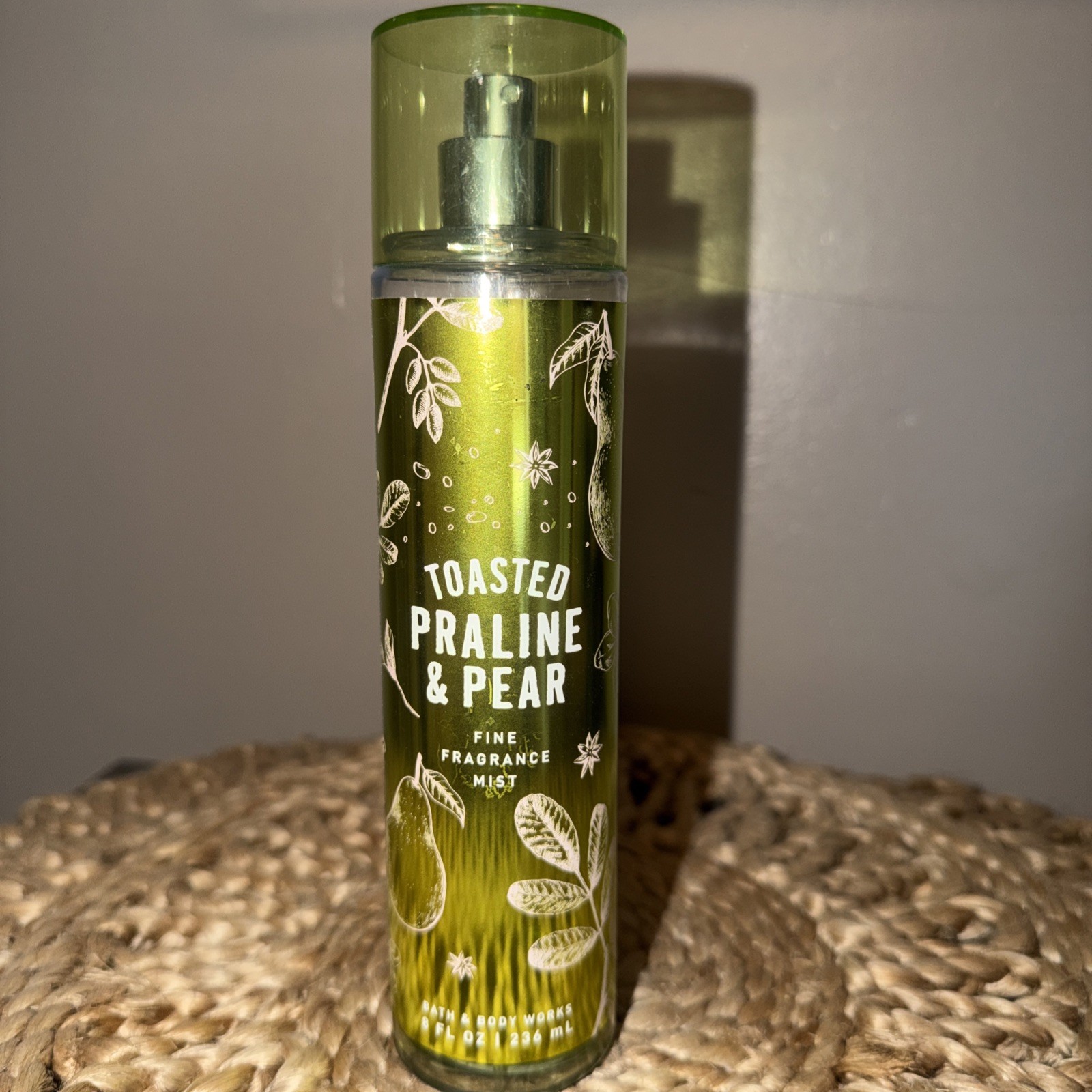 Bath & Body Works Toasted Praline & Pear Fine Fragrance Mist Body Spray 8oz New!