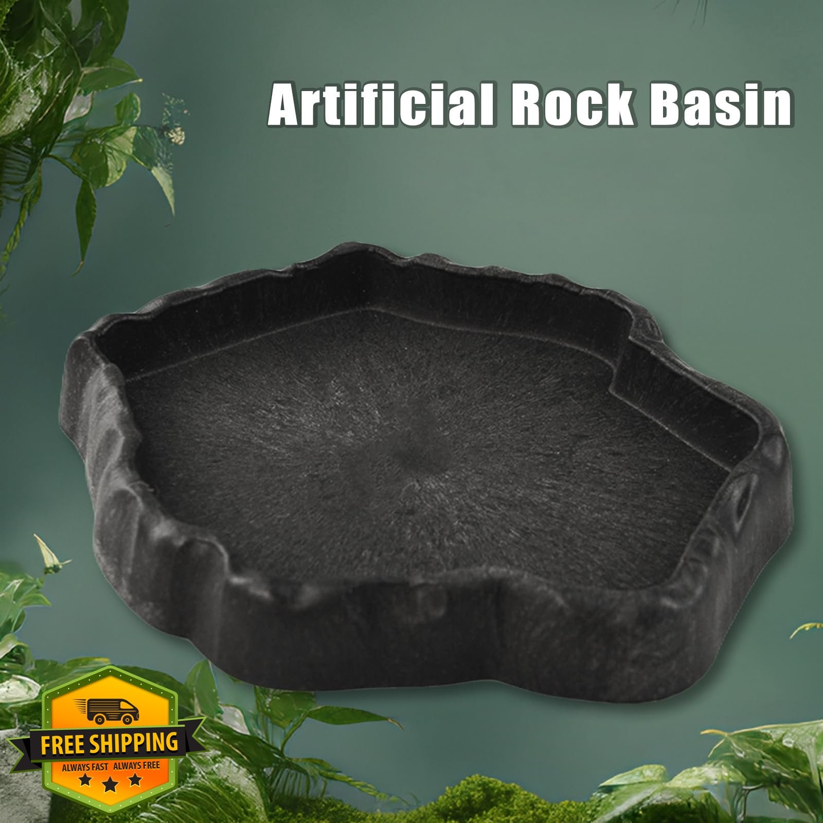 Reptile Water Dish Small Corner Bowl Bearded Dragon Lizard Frog