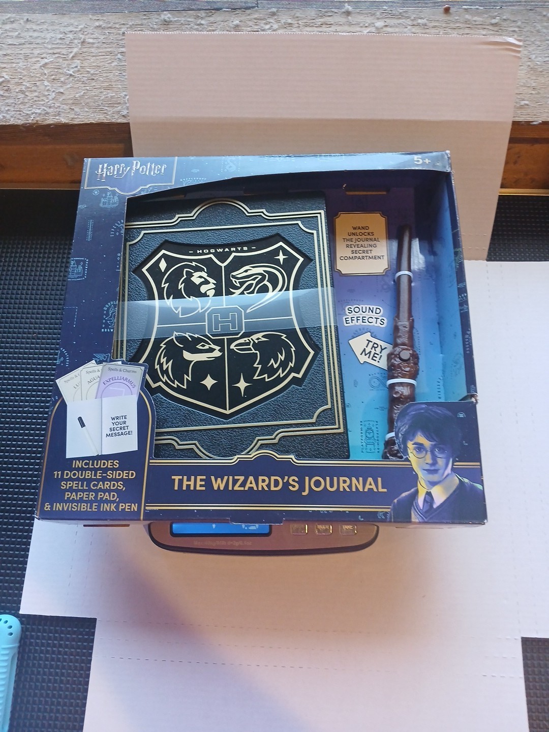 Harry Potter The Wizard's Journal Learning with Spell Cards Lights & Sounds