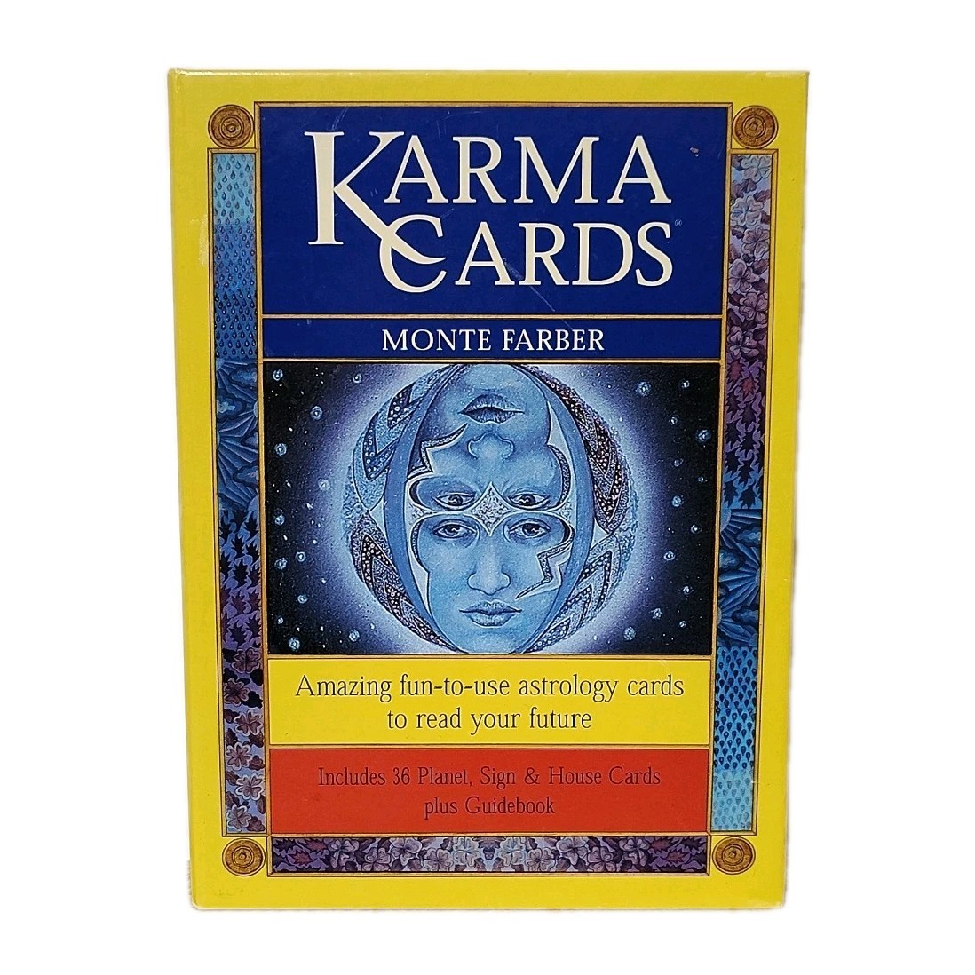 Karma Cards Monte Farber Psychic Astrology Guide Book & Cards COMPLETE SET