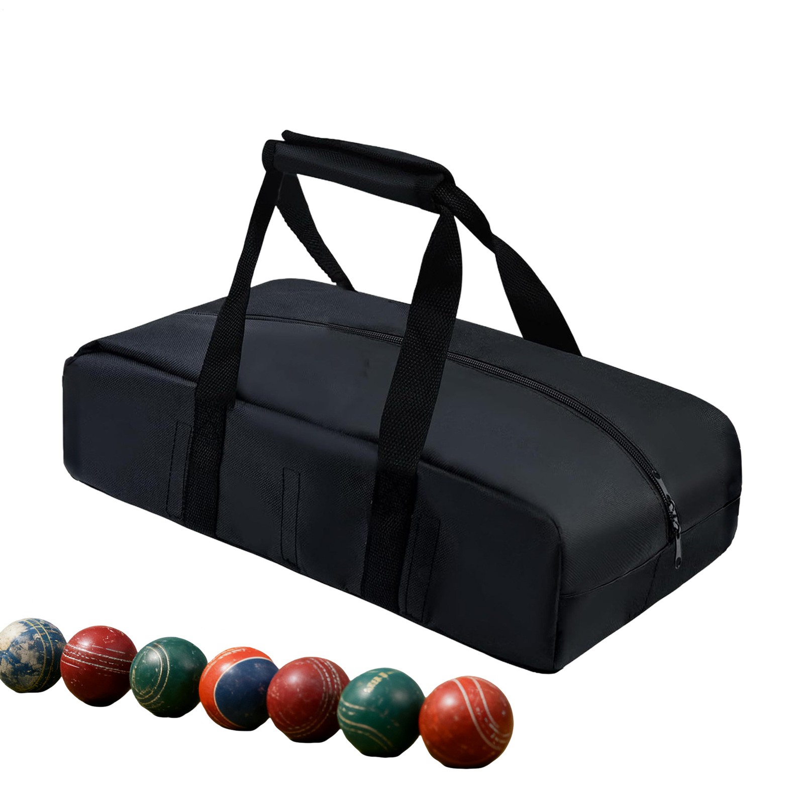Bocce Ball Bag Double Zipper Organizer Waterproof Comfortable Bocce Ball Set