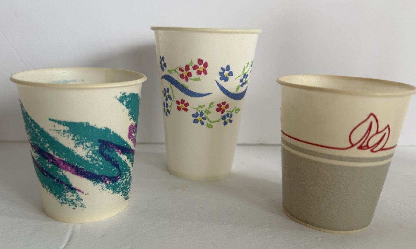 Lot Of 70 Vintage Wax Cold Paper Cups Jazz Solo