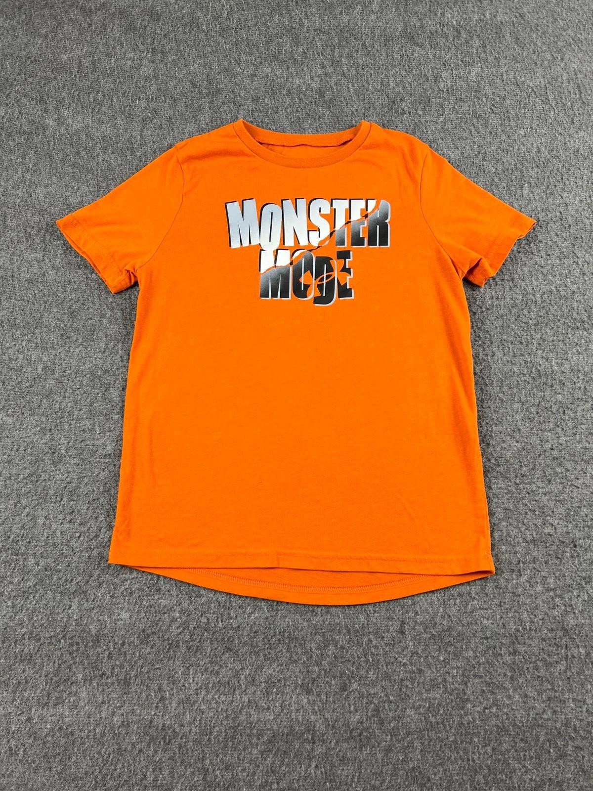 Under Armour Orange Loose Fit Short Sleeve T-Shirt Youth Small