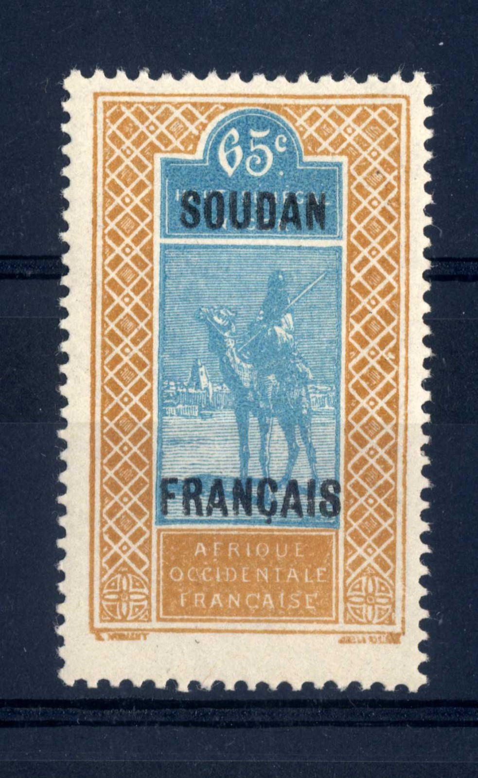 FRENCH SUDAN 1927-1930 Targui Nomad on Dromedary overprinted MNH**