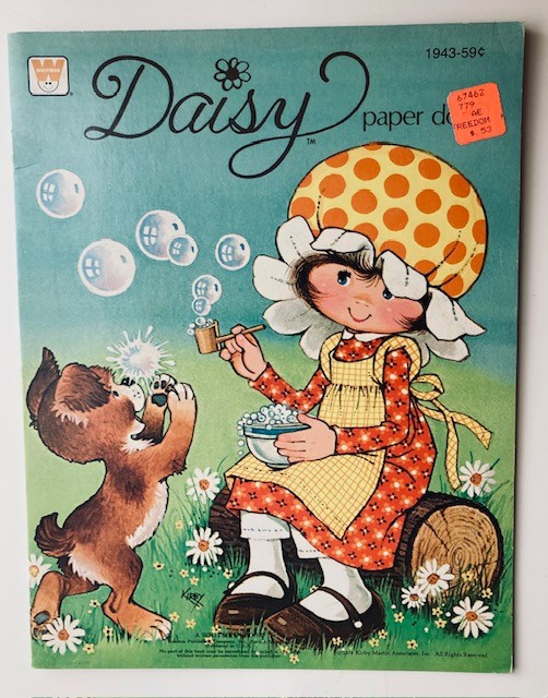 Vintage Whitman #1943 DAISY Paper Doll Book 1978 Uncut/Excellent