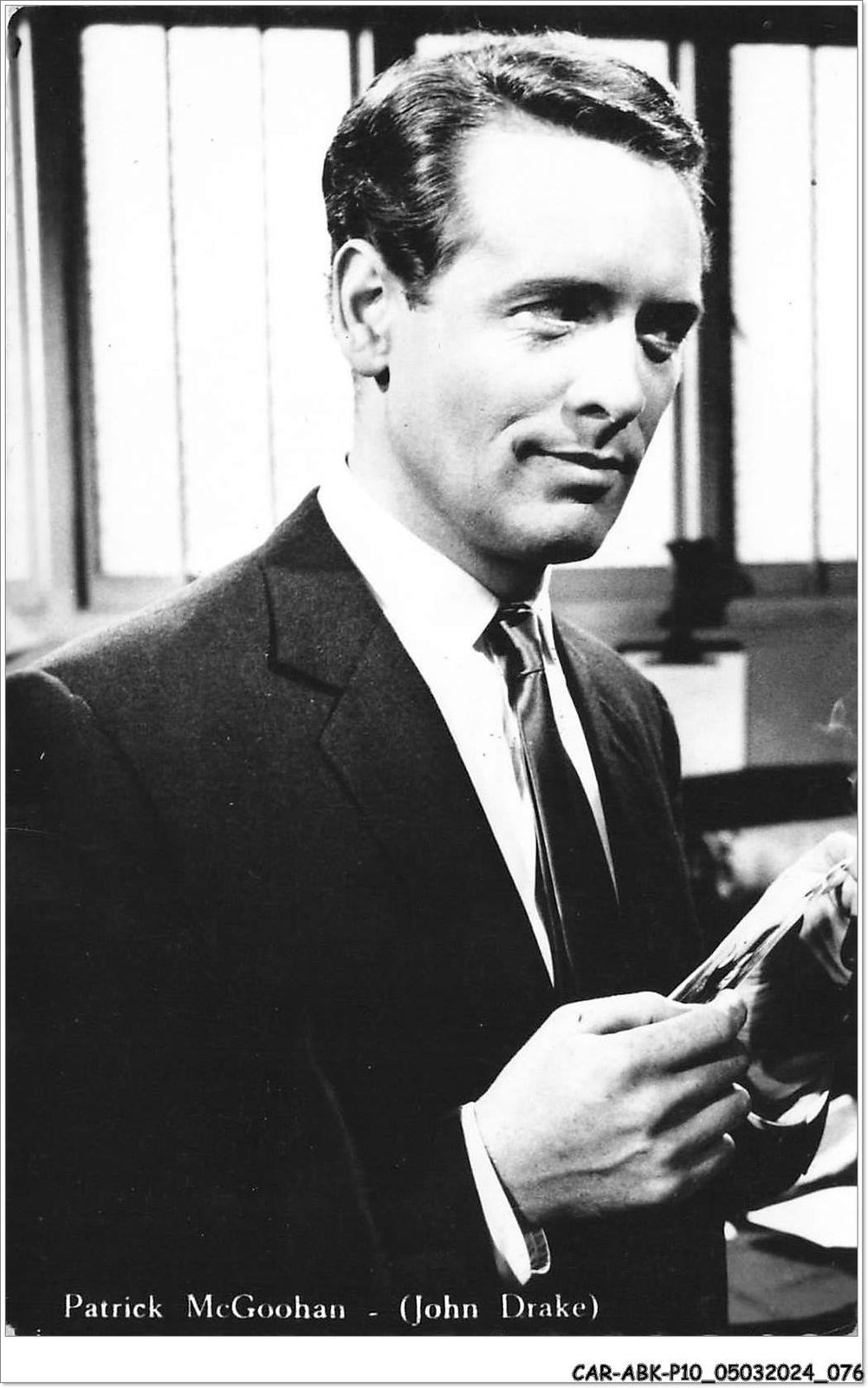 Car Abkp10 0863 Actor - Patrick Mcgoohan - John Drake
