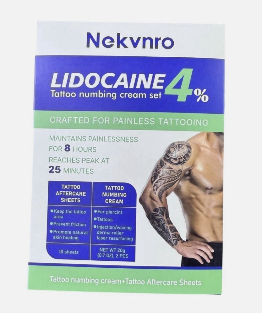 Nekvnro Tattoo Cream + Tattoo Aftercare Sheets