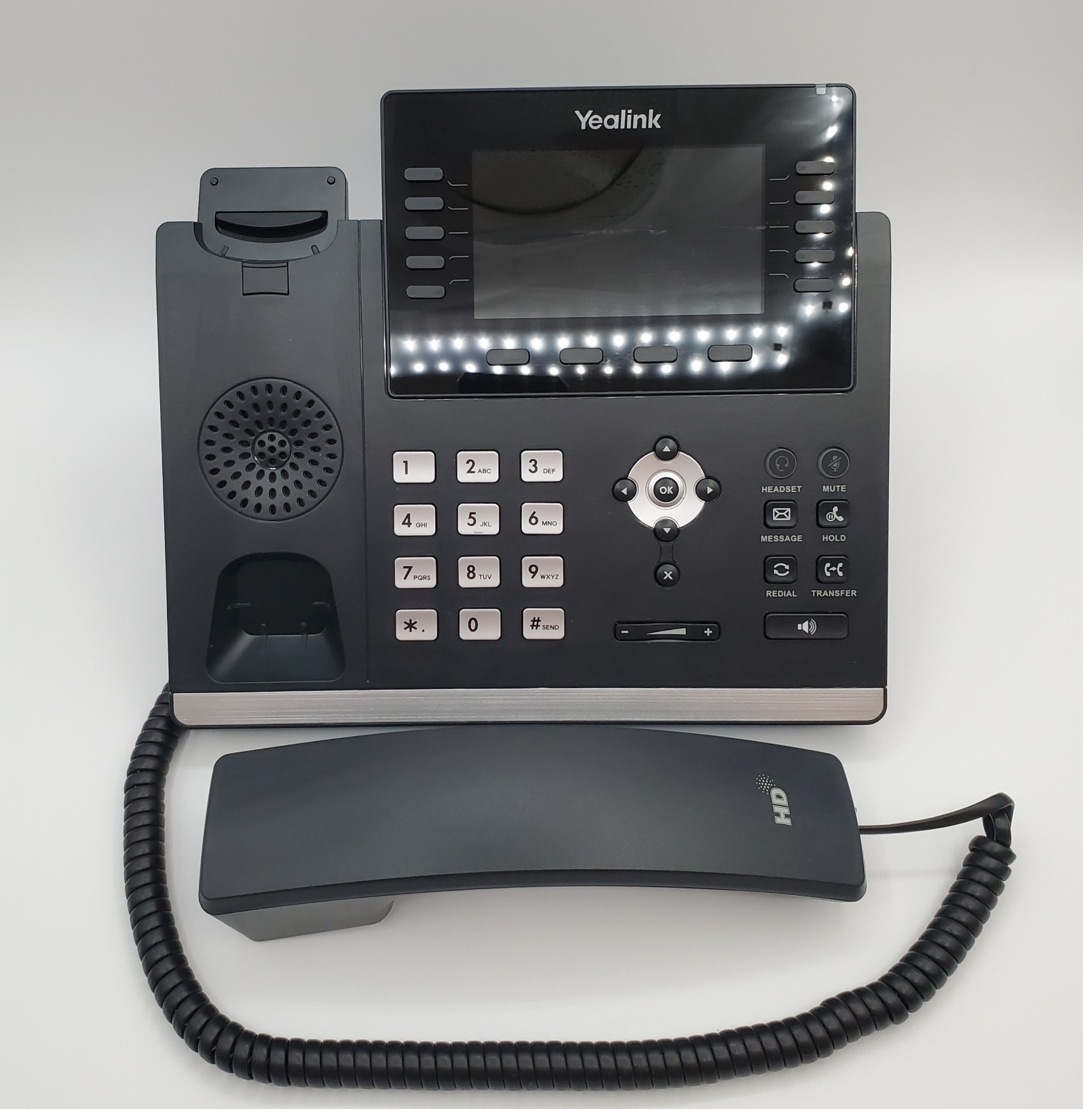 Yealink SIP T46U Gigabit IP Phone Office Display VoIP PoE USB HD Voice Multiples