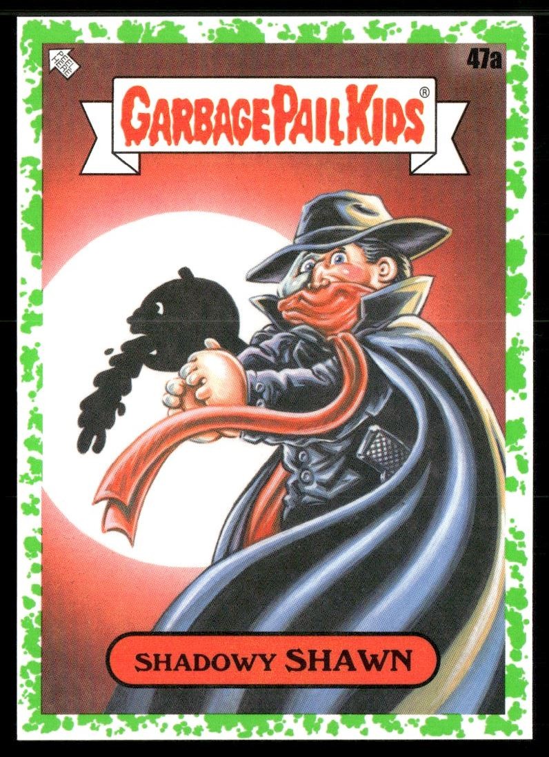 SHADOWY SHAWN 2022 Garbage Pail Kids Booger Green #47A