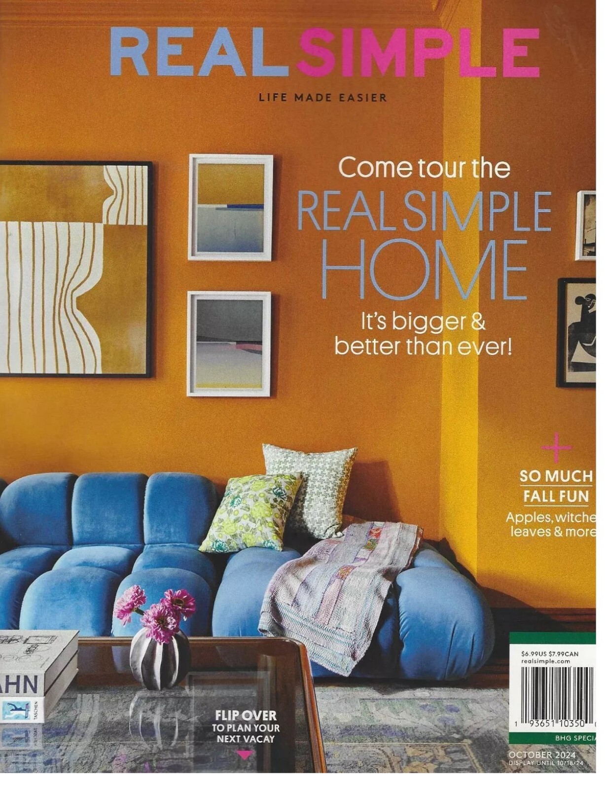 REAL SIMPLE MAGAZINE-Real Simple Southern Living Better Homes & Garden  Oct 2024