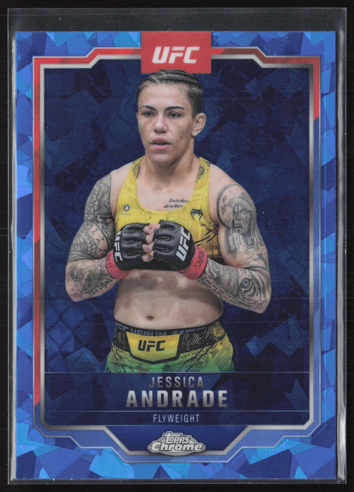 2025 Topps UFC Chrome Sapphire Jessica Andrade #119