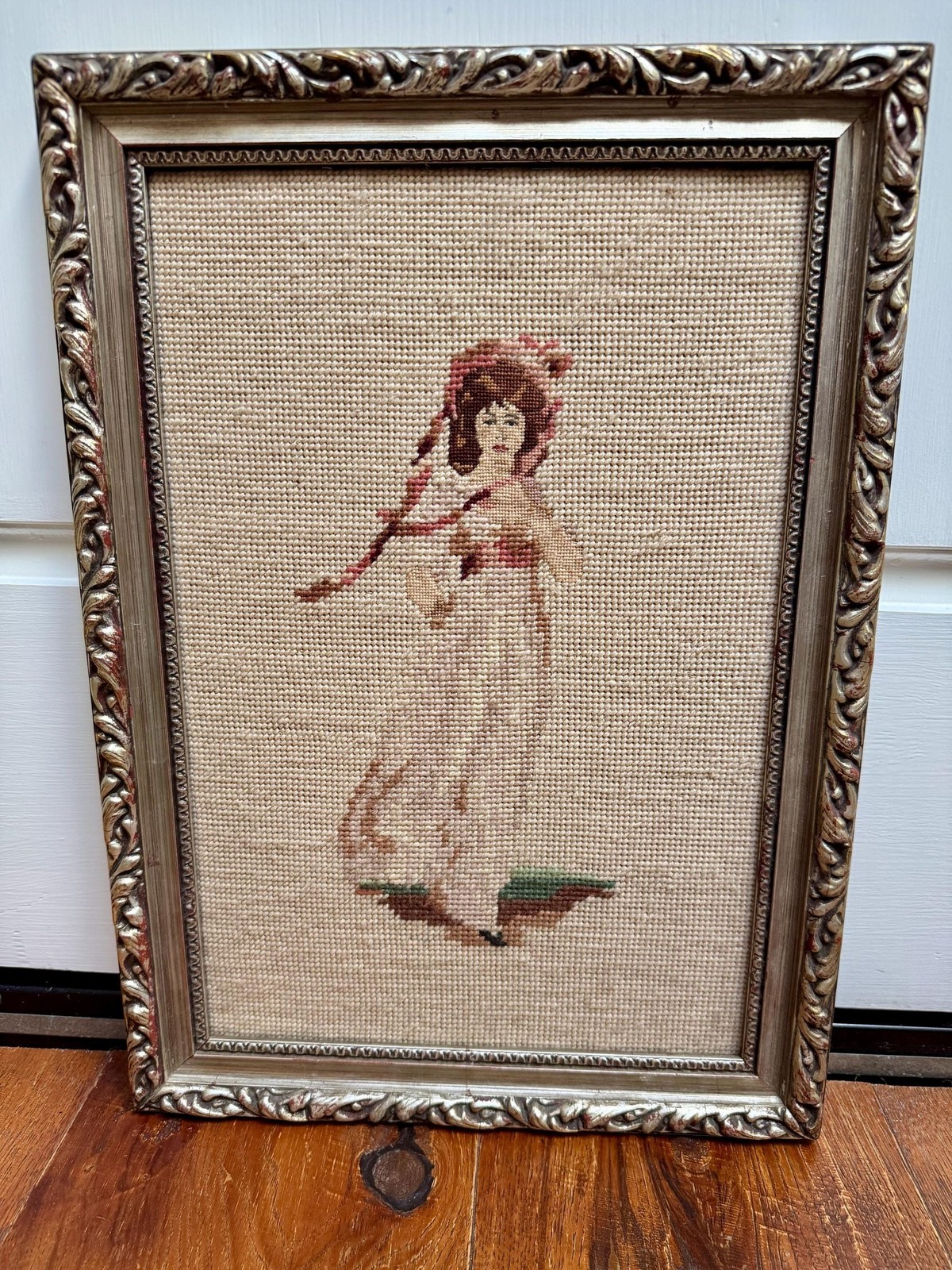 Vintage Framed Needlepoint Art 