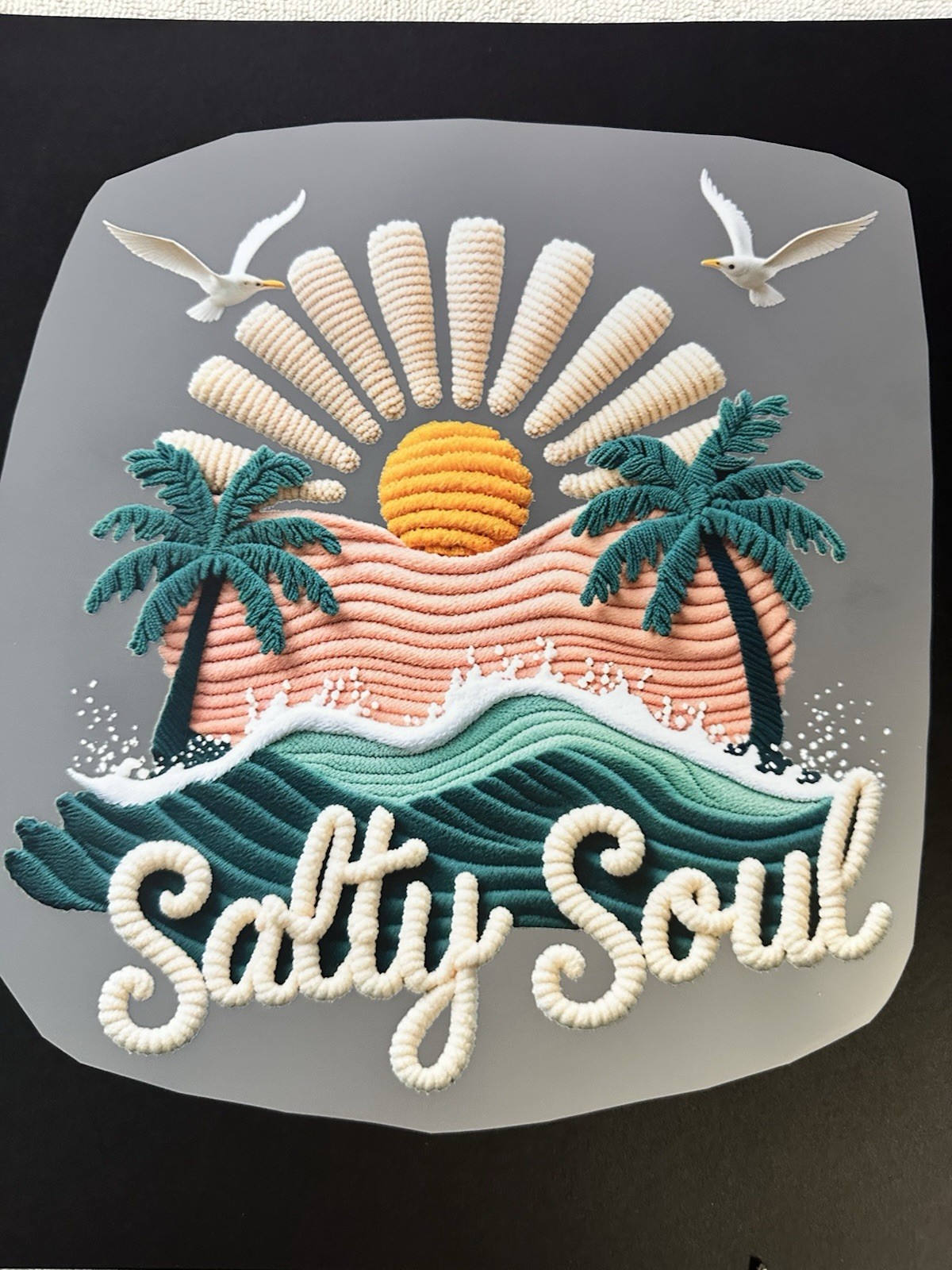 5 DTF Transfer Ready To Press Size 8.5in Wide