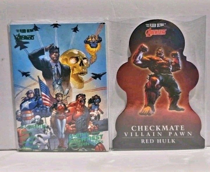 Marvel 2022 Fleer Ultra Avengers Insert Lot - Red Hulk & Team Spin-Offs