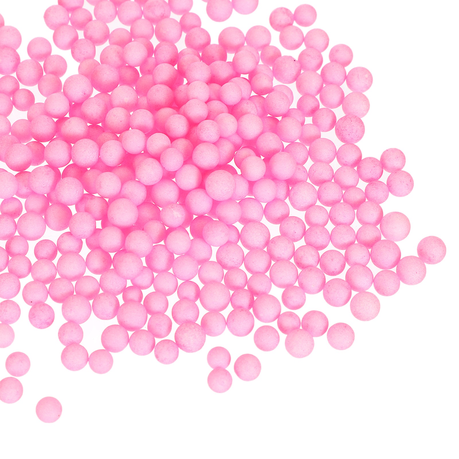 10Pack 0.16"-0.24" Foam Ball, Mini Round Foam Beads Balls for DIY Crafts, Pink