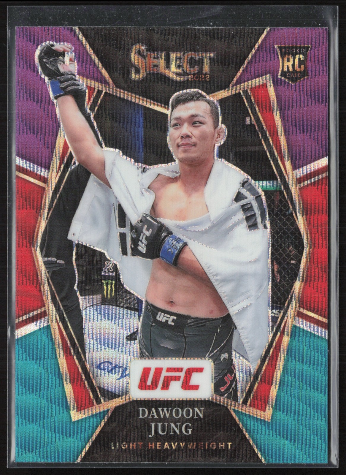 2022 Panini Select UFC Dawoon Jung Tri Color Prizms #179 RC Premier Level