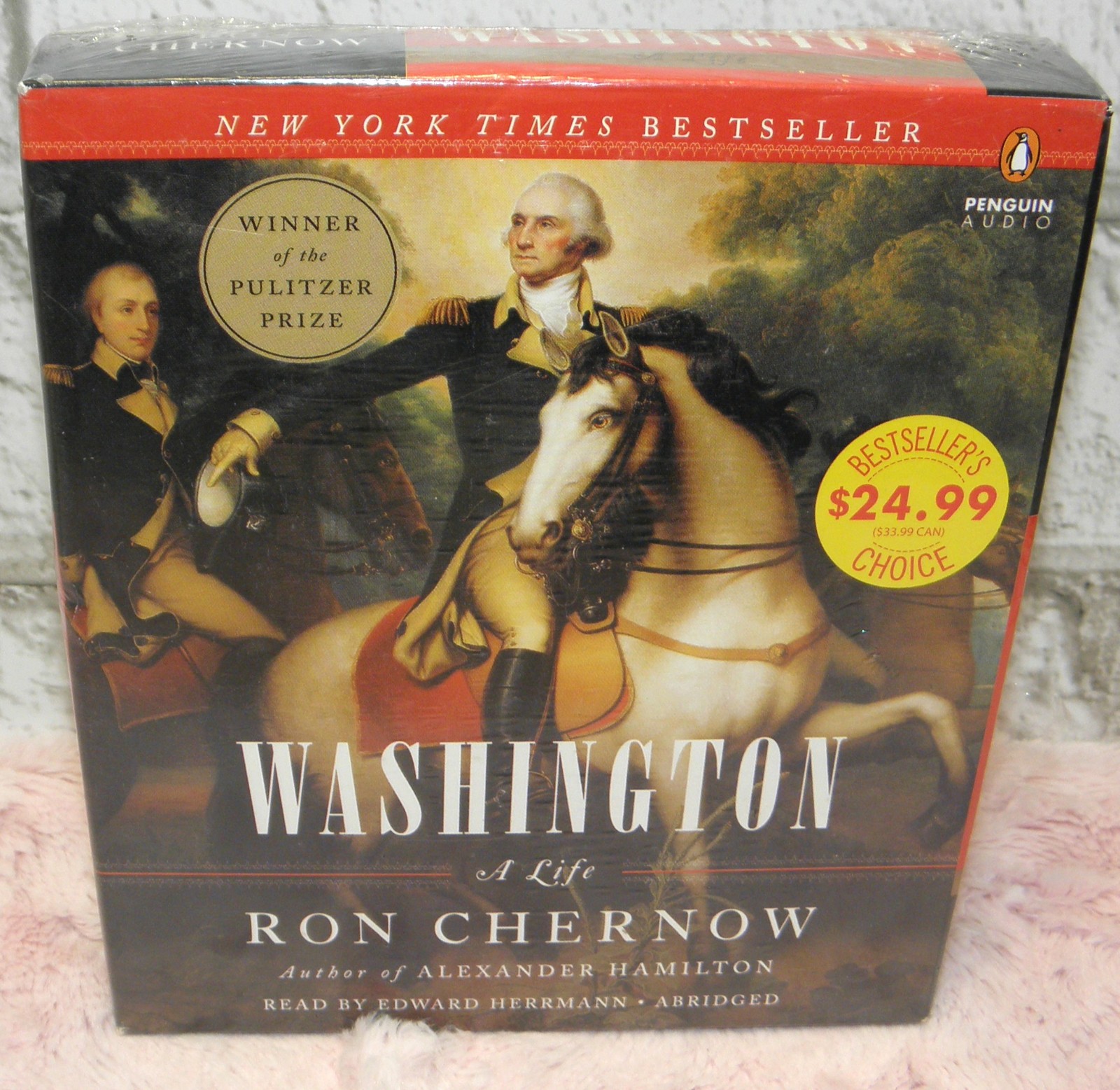 Washington : A Life by Ron Chernow (2016, Compact Disc, Abridged) NEW Audiobook
