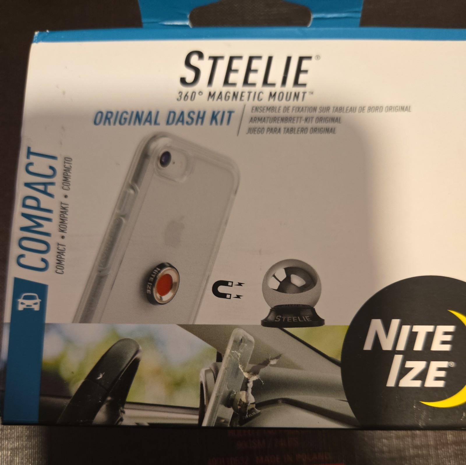 Nite Ize STCK11R8 Original Steelie Dash Mount Kit