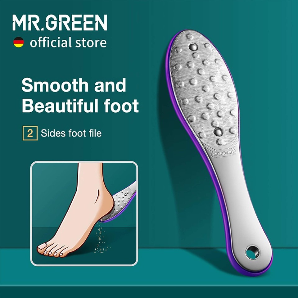 MR.GREEN Double Sided Pedicure Foot File Tool