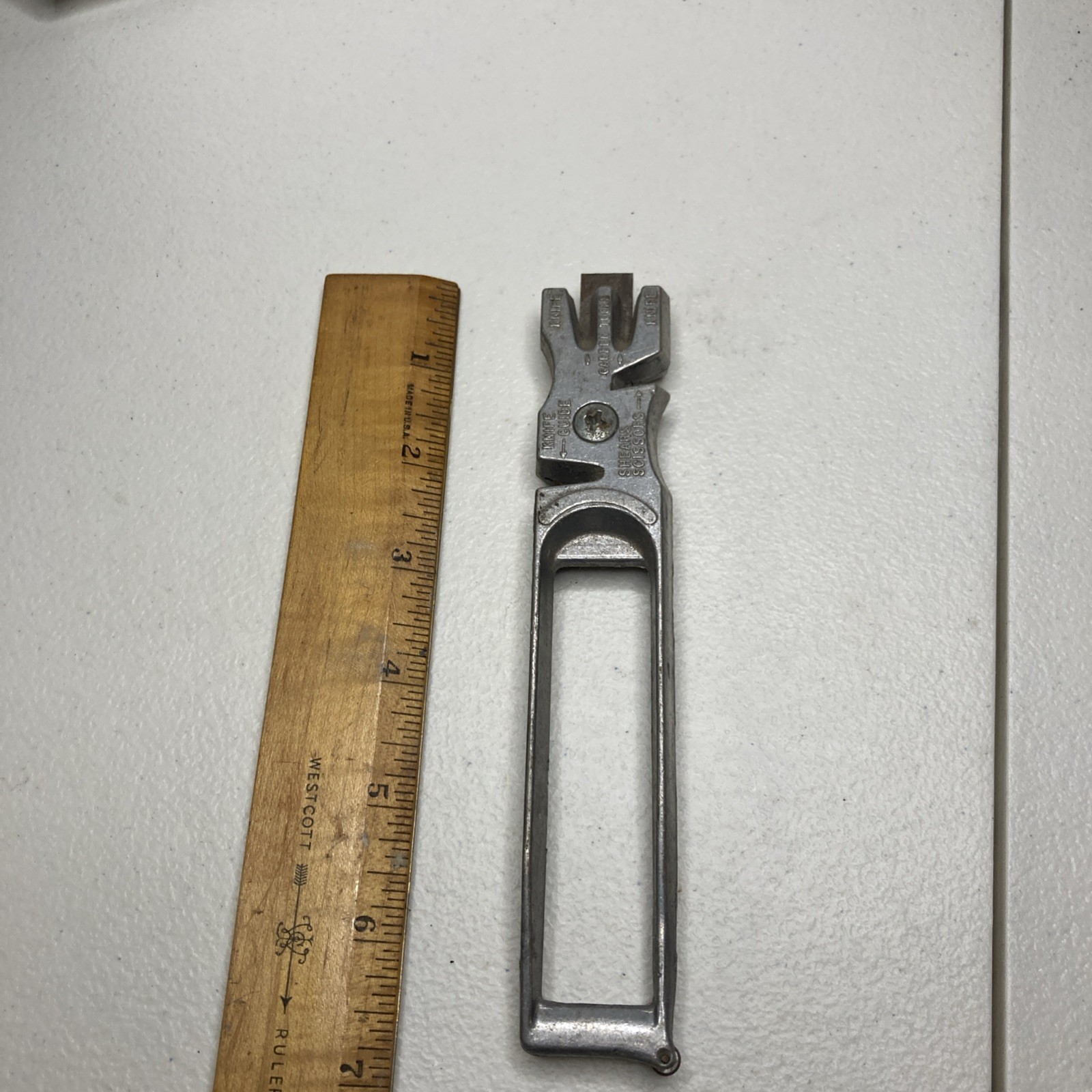 Vintage Sharpening Multi Tool Made in USA Knife Shears Garden Tools-ST