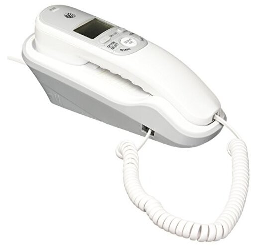  TR1909 Trimline Corded with Caller ID No Size White Phone