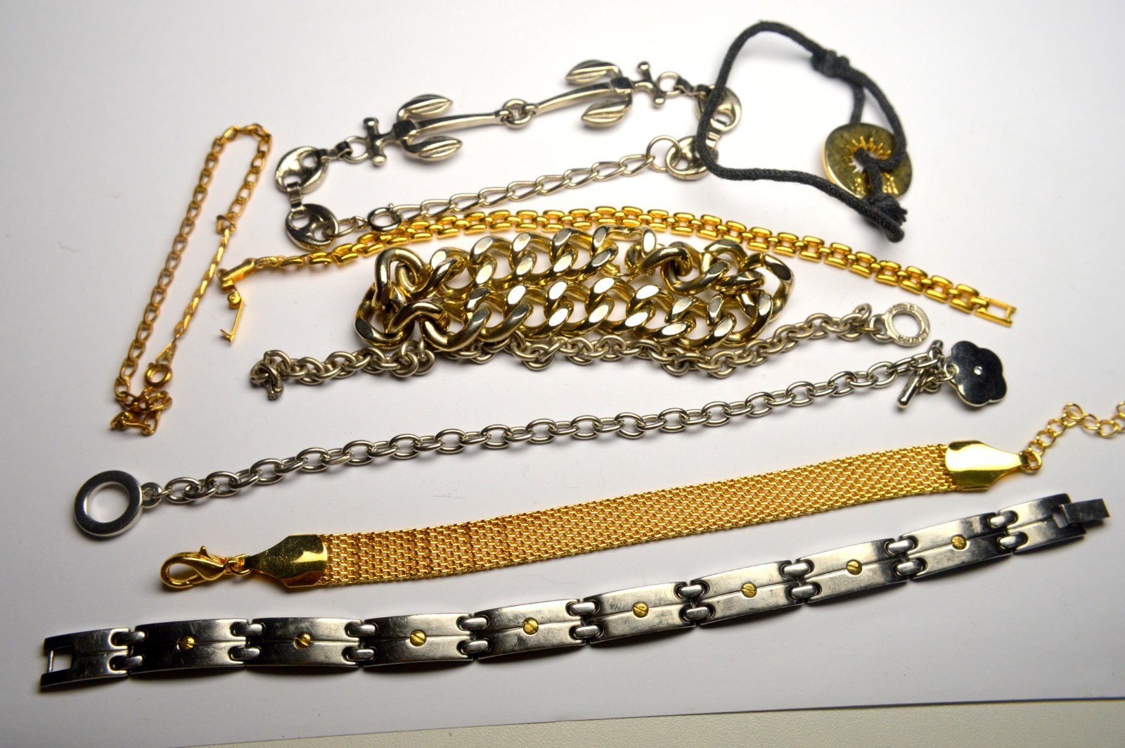 COLLECTION LOT BUNDLE UNISEX HEAVY BRACELETS